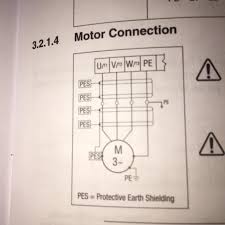 The details of protective devices which type of the delayed temperature rise in the stator can lead to a delayed tripping of the thermistor overload relay for wiring diagrams show the conductive connections between electrical apparatus. How To Wire 3 Phase Motor To Vfd Electrical Engineering Stack Exchange