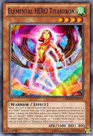 When this card is normal summoned: Elemental Hero Titantron By Bdsceptyr On Deviantart