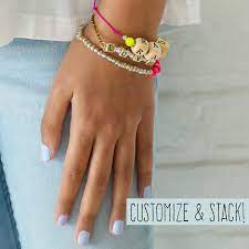 This stmt diy alphabet jewelry set ($17) can make so many cute pieces. Amazon Com Stmt Diy Alphabet Jewelry Set By Horizon Group Usa Design 10 Premium Personalized Vsco Girl Necklaces Bracelets Or Rings Alpha Beads Chains Strings Tools Included Everything Else