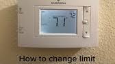You will see the unlock option in the lower right side of the display. How To Reprogram My Thermostat Emerson Series 80 Youtube