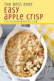 The Very Best Easy Apple Crisp Apple Crisp Easy Apple Crisp Easy Apple Crisp Recipe
