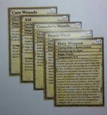 Maybe you would like to learn more about one of these? D D Spell Cards Dnd Spells