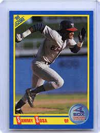 Sammy sosa huge baseball card lot 400+ cards premium, rc, rare inserts cubs. 1990 Score 558 Sammy Sosa Chicago White Sox Rookie Card Mint Condition Ships In New Holder At Amazon S Sports Collectibles Store