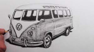 Bugs drawing car drawing pencil beetle drawing pencil drawings vw tattoo beetle car volkswagen beetle car colors car sketch. How To Draw A Vw Camper Van Narrated Step By Step Youtube