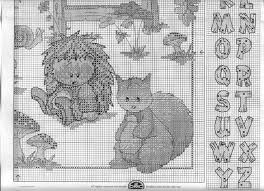 Free patterns / free patterns / free cross stitch patterns. Woodland Animals Cross Stitch Patterns Free Novocom Top