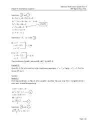 The question is from mastery practice chapter 3, no 4, additional mathematics form 4 textbook year 2020. Chapter 4 Simultaneous Equations