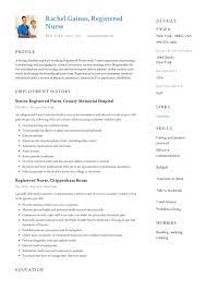 Registered Nurse Resume Sample Writing Guide 12 Samples Pdf