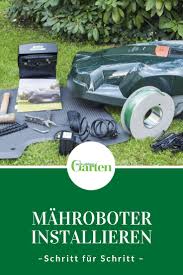 So Installieren Sie Einen Mahroboter Rasenroboter Rasen Anlegen Roboter