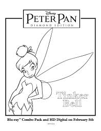Disney Tinker Bell Printable Coloring Sheet
