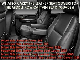 We have 46 2007 gmc yukon description: 2007 2009 Gmc Yukon Denali Yukon Xl 1500 Denali Leather Seat Cover Driver Bottom Black Richmond Auto Upholstery