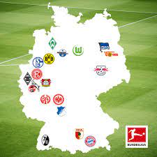 Again the league proved it is the best for young and undiscovered talent, with new stars emerging at both ends of the table. Map Of Bundesliga Teams 2019 2020 Mapporn