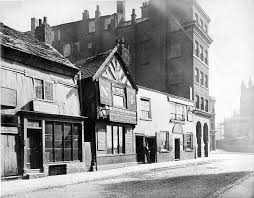 Old White Lion Long Millgate Manchester 1875 Gb124 Q38 Manchester Cathedral Manchester English Architecture