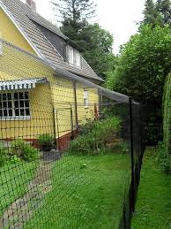Katzengehege System Zur Gartensicherung Katzengehege Katzennetz Gehege