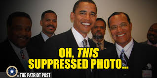Image result for photo of obama and farrakhan