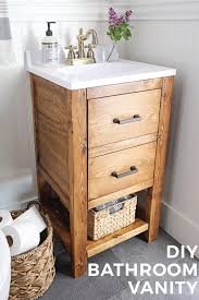 Use baskets, bins and jars for extra storage. Diy Bathroom Vanity For 65 Diy Rustic Bathroom Vanity Diy Bathroom Vanity Diy Rustic Bathroom