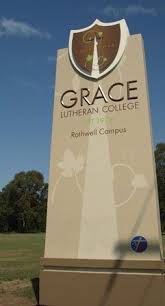 Grace Lutheran College Signs Totemler Reklam
