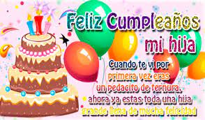 Bonitas Tarjetas De Cumpleanos Para Una Hija Cristiana Feliz Cumple Para Ti