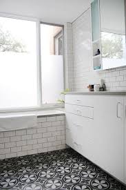 Bathroom Moroccan Tiles Black And White Sam Anne S Colorful Modern Mix House Tour White Tiles White Bathroom Home
