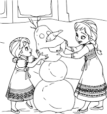 Coloriages de princesse elsa à imprimer gratuit pour ceux qui aiment les dessins animés de princesses disney. Coloriage Petites Elsa Et Anna A Imprimer