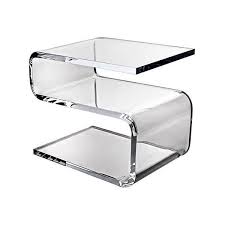 Francis 22 Side Table Clear Acrylic Lucite Standard Side Tables Plexi Craft Side Table Acrylic Table