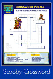 Print and solve thousands of casual and themed crossword puzzles from our archive. Free Printable Scooby Crossword Puzzle Mama Likes This