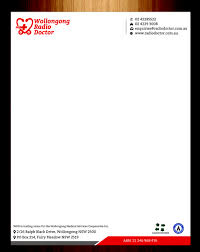 Family doctor business card letterhead template design. Radio Letterhead Design For Wollongong Radio Doctor By Harmi 199 Design 3461344