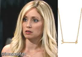 Lulu Spencer Falconeri's Tiny Gold Arrow Necklace