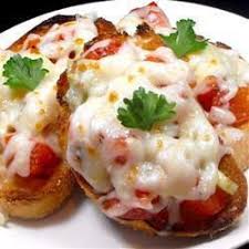 Mozzarella Bruschetta Melts Recipe Recipes Bruschetta Food