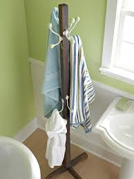 Towel storage for small bathrooms can be tricky! 24 Smart Ways To Store More In Your Bathroom Diy Coat Rack Diy Bathroom Kids Bathroom