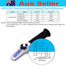 Details About Rha 503atc Refractometer For Glycol Antifreeze Battery Cleaning Fluid Testing