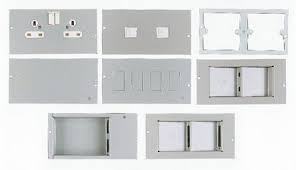 Rs Gb3ss2 Bg Britmac Floor Box Switch Socket 2 Compartments 87 Mm X 173mm Rs Components