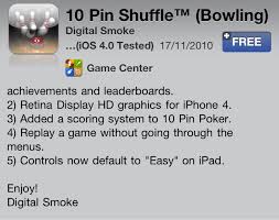 10 pin shuffle™ is now available for the new apple tv and is a universal purchase! 10 Pin Shuffle Bowling By Digital Smoke Llc
