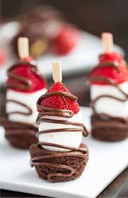 Chocolate Strawberry Dessert Kabobs Chocolate Strawberry Dessert Kabobs Filled With Strawberries Chocolate Strawberry Desserts Desserts Strawberry Desserts