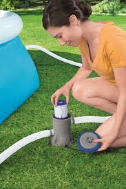 Bestway Fast Set Piscine Rond Gonflable Au Dessus Du Sol Avec Filtre Pompe Ebay