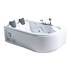 Corner tub dimensions give one bathroom more floor space. Simba Usa Whirlpool Corner Bathtub Hydrotherapy Havana 66 5 And Heater 2 Person Hot Tub Wayfair