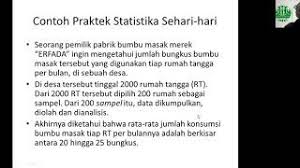Tugas1 pengantar statistik sosial zakharia parera 017707126. Contoh Soal Pengantar Statistik Sosial