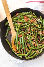 Tender crisp green beans wrapped in bacon and brushed with a simple brown sugar glaze. 35 Best Green Bean Recipes Easy Green Bean Side Dishes