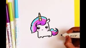 Unicorn cute easy kawaii drawings. How To Draw A Cute Kawaii Unicorn Youtube