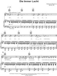 „die immer lacht, „wir sind groß und mehr. Stereoact Die Immer Lacht Sheet Music In G Major Transposable Download Print Sku Mn0166345