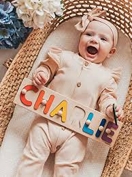 Up to 9 characters (including spaces) available per puzzle. Amazon Com Name Puzzle With Pegs Personalized Wooden Name Puzzle Wooden Toys Custom Name Puzzle By Busypuzzle Personalized Birthday Baby 1 Year Old Gifts Boy And Girl Handmade
