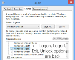 Ever wanted to explore the r&d department of a corporation? How To Enable Options To Customize Windows Logon Logoff Exit And Unlock Sounds In Windows 8 Askvg