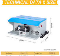 Tooltos DM-5 Bench Grinder Inverter Dust Suction Jewelry ...