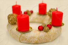 Advent Candle Candles Candlestick Celebrate Celebration Christmas Closeup Culture December Decor Decoration Eve Four Gold Golden Holiday Ornament Ornate Red Religion Season Seasonal Spirituality Symbol Thick Tradition