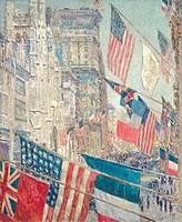 24 x 54″ the avenue in the rain (flag day), 1917, is one of a series… read more. The Avenue In The Rain Wikipedia
