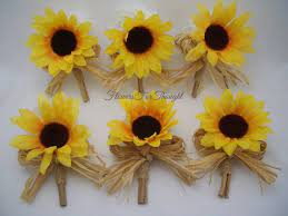 Sunflower Wedding Boutonniere Groomsmen Lapel Bloom Rustic Etsy Sunflower Wedding Rustic Wedding Flowers Buttonhole Flowers