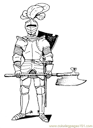 Knight on horseback running on a drawbridge. Knights And Castles Coloring Pages Coloring Pages Castle Knight Coloring Page 06 Peoples Knights Castle Coloring Page Cool Coloring Pages Coloring Pages