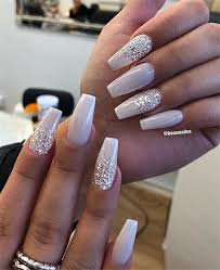 Others argue that dark shades will also look great… Trendy Acrylic Coffin Nails Designs You Won T Resist Nail Art Connect Coffinnails Acrylicnails Bride Nails White Acrylic Nails Coffin Nails Designs