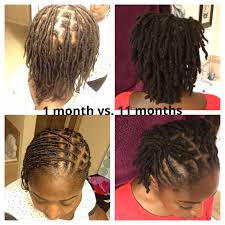 Short dreadlocks are great for their historical significance, but also for the ease of a shorter look. 1 Month Vs 11 Months I Started With Very Fine Hair And My Tresses Have Thickened Up Thanks To T Short Locs Hairstyles Hairstyles For Thin Hair Locs Hairstyles
