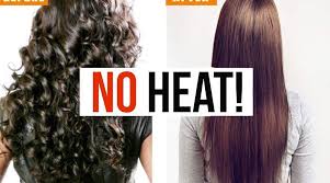 Split your hair into sections again. How To Straighten Curly Hair Permanently At Home Without Heat