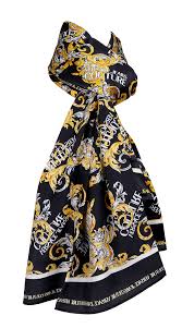 Discover the latest versace kitchen & dining at modesens. Versace Jeans Couture Baroque Print Black Gold 100 Silk Scarf Walmart Com Walmart Com